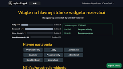 Tri farebné režimy - Dark